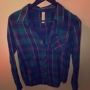 Green and Red Flannel